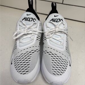 Nike Women’s Air Max 270 White and Black Sneakers